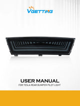 Tesla Model Y 3-in-1 Rear Bumper LED Light Assembly Car Interior Accessory MAGIC COLORM