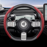 Smart Breathable Faux Leather Steering Wheel Cover