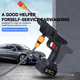 Cordless Pressure Washer, Portable Pressure Washer Battery for Floor/Garden Cleaning & Watering Cordless Pressure Washer NONE