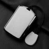 Metal and Leather Car Key Case Cover for Volvo XC40 XC60 S90 XC90 V90 2017 2018 Accessories
