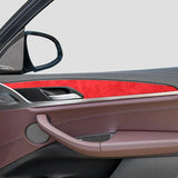 BMW X3 X4 Door Inner Handle Decorative Trim Frame Sticker 4Pcs Alcantara Car Interior Accessory NONE