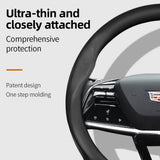 Leather Steering Wheel Cover for Cadillac CTS 2013 Car Interior Accessory Hocasen