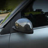 Carbon Fiber Rear Mirror Cover for Smart 453 Fortwo Car Interior Accessory GMUNI