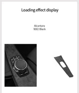 For BMW 3 Series F30 F31 F34 F35 3GT Car Center Console Multimedia Panel Trim Frame Sticker Interior Accessory Made of Alcantara