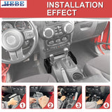 Gear Shift Storage Box for Jeep Wrangler JK 2011-2017 Car Interior Accessory HEBE