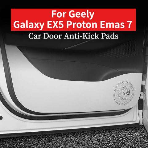 For Geely Galaxy EX5 Proton Emas 7 Car Door Anti-Kick Pads Front Rear Door Anti-Scratch Mats Interior Accessories Car Interio
