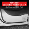 For Geely Galaxy EX5 Proton Emas 7 Car Door Anti-Kick Pads Front Rear Door Anti-Scratch Mats Interior Accessories