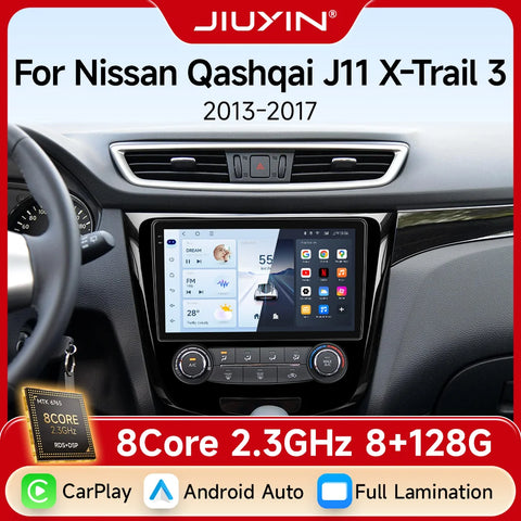 10 Inch Android Touch Screen Navigation for Nissan Qashqai Android Head Unit JIUYIN
