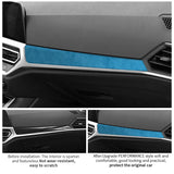 For BMW 2020-Latest Model 3er G20 G21 G28 Made of Alcantara Center Console Dashboard Trim Sticker Car Interior Tuning Accesso