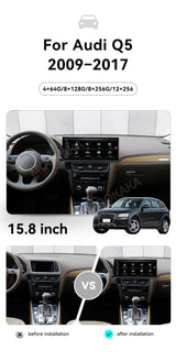 15.8-inch Android 14 Navigation Multimedia Unit for Audi Q5 Android Head Unit Aotsr