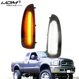 Smoked Switchback Mirror Lights for Ford F-250 LED Ambient Light iJDM