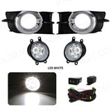 LED Fog Lights High Visibility for Toyota Wish 2009-2012 Car Interior Accessory MAGIC COLORM LED Head Lamp