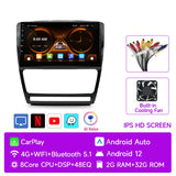 10-Inch Android 12 Head Unit with Navigation for Skoda Octavia