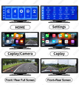 10inch Dashcam Wireless CarPlay Universal DVR