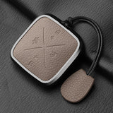 Metal and Leather 4 Button Car Key Case Cover for Zeekr X 001 009 2022 2023