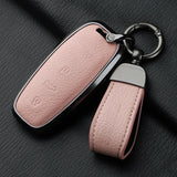 360 Degree Protection Metal Goatskin Car Key Case Cover For Audi A6 A7 A8 B9 A5 A4 8S 8W Q5 Q7 4M S5 S7 TT cars accessories