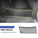 Trunk Side Mesh Pocket for Volvo Models Car Interior Accessory LINGLUYANG