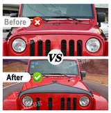 Canvas Bonnet Guard for Jeep Wrangler JK 2007-2017 Car Interior Accessory HEBE