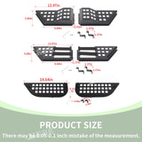 Iron Rear Door Pocket Box for Jeep Wrangler JL 4-Door