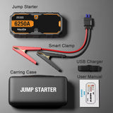 1000A-1200A Portable Jump Starter for Gas/Diesel 1.0L-4.0L