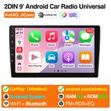 9 Inch 2Din Android Head Unit GPS WiFi Universal