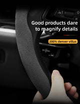 Anti-Slip Suede Steering Cover for Chevrolet Models Car Interior Accessory Hocasen
