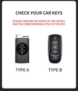 Car Key Case Shell for Chery Tiggo 8 Pro, 8plus, New 5, 7pro - Suede Car Keychain Car Key Case OEM