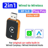 2-in-1 Wireless CarPlay Auto Adapter for VW Toyota