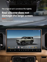 For Leopard 8 BYD Formula Leopard 8 Center Console Screen Silicone Case Navigation Frame Interior Decor Car Interior Accessor