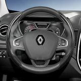 Renault Carbon Fiber Texture Steering Wheel Cover