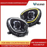 Full LED Projector Headlights for Mini Countryman 2016 LED Headlight Vland