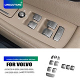 Window Switch Sticker for Volvo S90 XC60 V90CC Car Interior Accessory LINGLUYANG