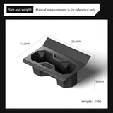 Tesla Cybertruck 2024 Cup Holder Central Control Silicone Drinks Holder Storage Car Interior Accessories Black Grey Cup Holde
