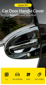 304 Stainless Door Handle Cover for Smart Fortwo Car Car Interior Accessory GMUNI