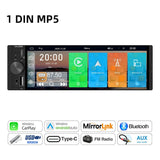 1Din 6.5 inch CarPlay Radio for Universal Vehicles