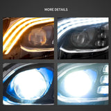 LED Matrix Headlights Black W205 15-21 Car Interior Accessory vland