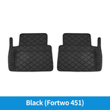Anti-Slip Leather Floor Mats for Smart Fortwo 451 453