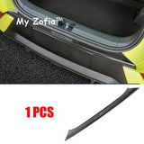 For BYD Dolphin Mini Seagull 2024 2025 2026 Car Rear Guard Plate Trunk Protective ABS Carbon Fiber Cover Interior Accessories