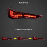 BMW 4 Series OLED Tail Lights Seq Signal 2020-22 LED Ambient Light Vland