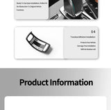 For Chery Tiggo 8 (2019-) Original Leather Center Console Gear Shift Knob Cover Anti Scratch Car Interior Tuning Accessories