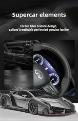 Matte Carbon Fiber Texture Cover for Infiniti Q50 Car Interior Accessory Hocasen
