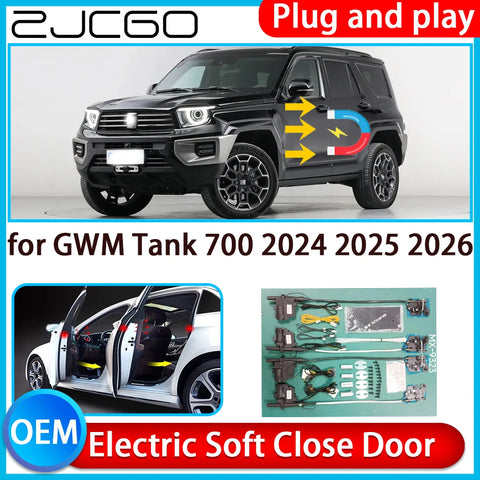 Electric Soft Close Door Kit for GWM Tank 700 2024–2026 Car Interior Accessory ZJCGO Default Title