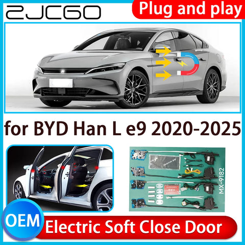 Automatic Soft Close Door Kit for BYD Han and e9 2020–2025 Car Interior Accessory ZJCGO Default Title