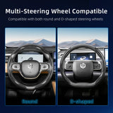 Steering Wheel Cover Carbon Fiber for Leapmotor T03 C10 Car Interior Accessory Hocasen