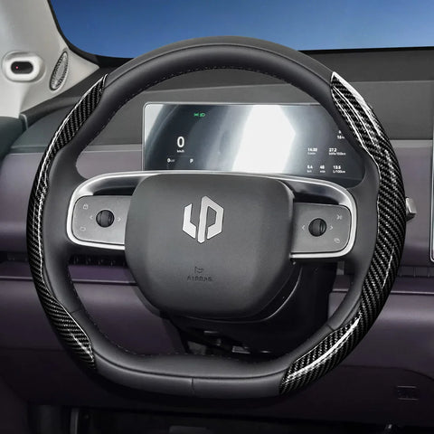 Leapmotor Quick Release Carbon Fiber Wheel Cover Car Interior Accessory Hocasen