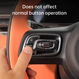 For Zeekr 7X 25-26 Car Center Control Button Transparent Epoxy Sticker Steering Wheel Key Protective Cover Accessories Car In