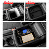 Volkswagen Taos 2022-2026 Central Armrest Storage Box ABS Stowing Tidying Car Tray Organizer Accessories Black