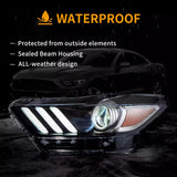 LED Headlights for Ford Mustang 2015-2017 Car Interior Accessory VLAND