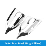 Stainless Steel Door Handle Covers for Smart Fortwo