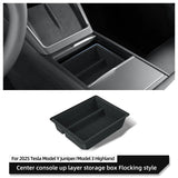 Smabee for Tesla Model Y Launch 2025 Juniper/Model 3 Highland Car Center Console Storage Box Tray Accessories Tidying